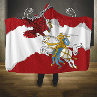 Poland-Lithuania Folk Patterns Hooded Blanket