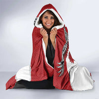 Poland-Lithuania Folk Patterns Hooded Blanket