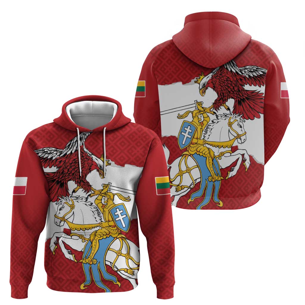 Poland-Lithuania Folk Patterns Hoodie