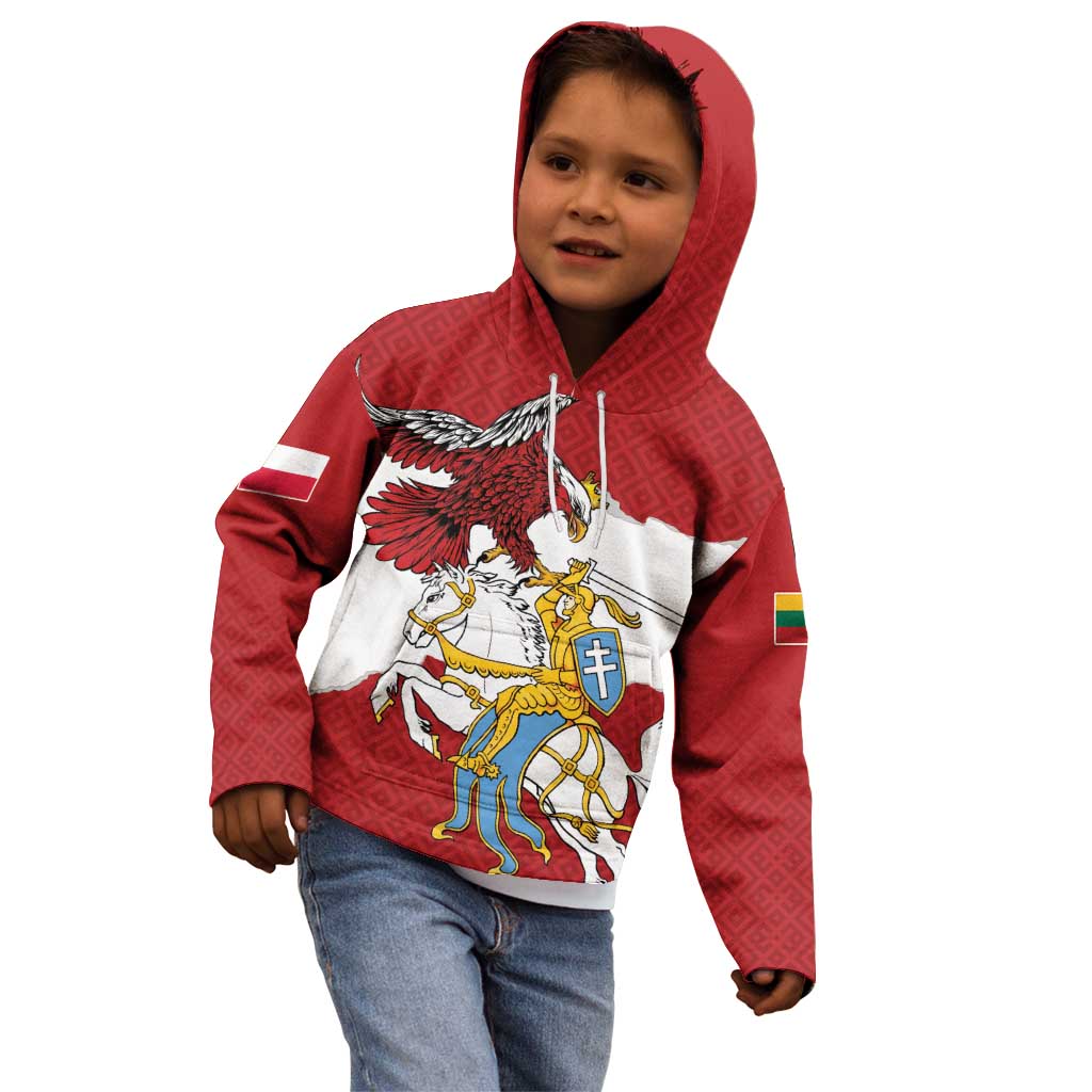 Poland-Lithuania Folk Patterns Kid Hoodie
