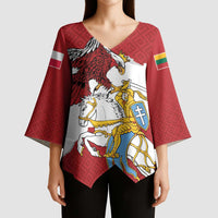 Poland-Lithuania Folk Patterns Kimono Sleeve Blouse