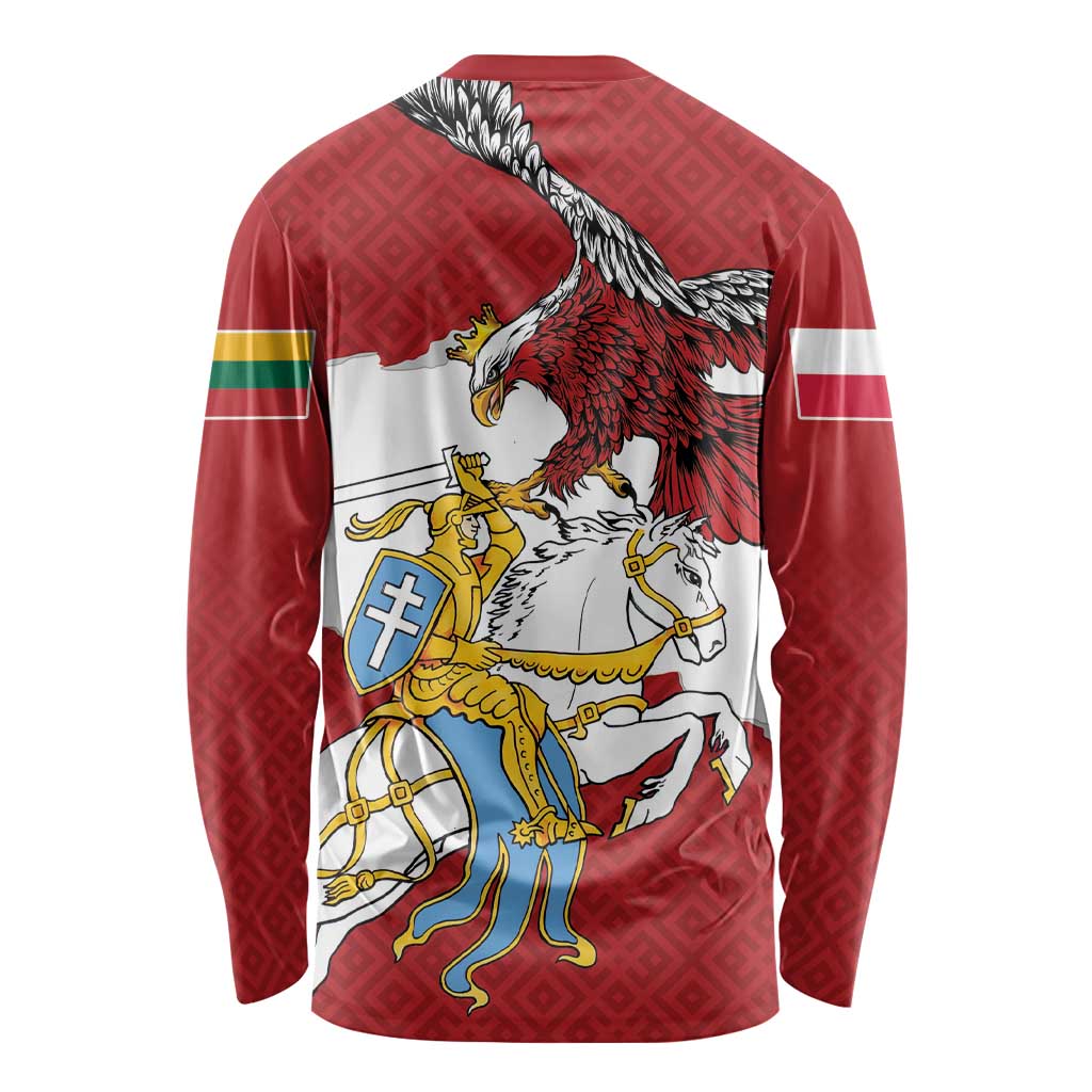 Poland-Lithuania Folk Patterns Long Sleeve Shirt