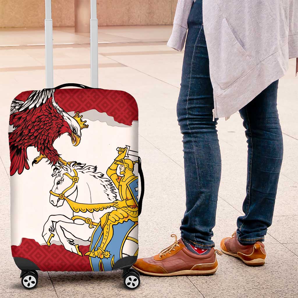 Poland-Lithuania Folk Patterns Luggage Cover