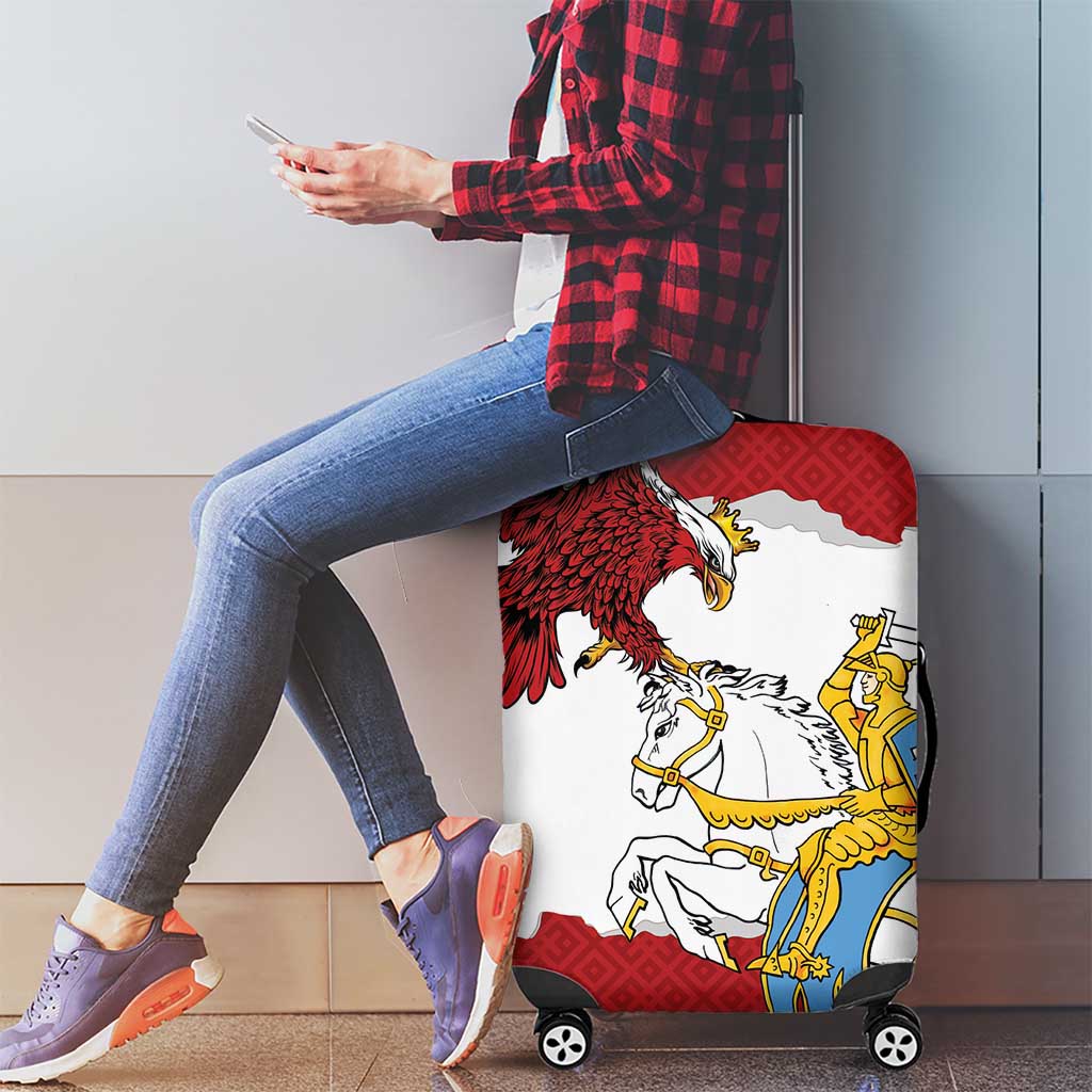 Poland-Lithuania Folk Patterns Luggage Cover