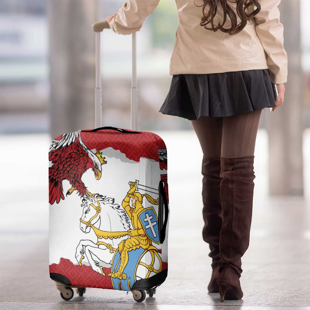 Poland-Lithuania Folk Patterns Luggage Cover