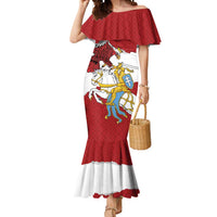 Poland-Lithuania Folk Patterns Mermaid Dress