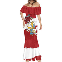 Poland-Lithuania Folk Patterns Mermaid Dress