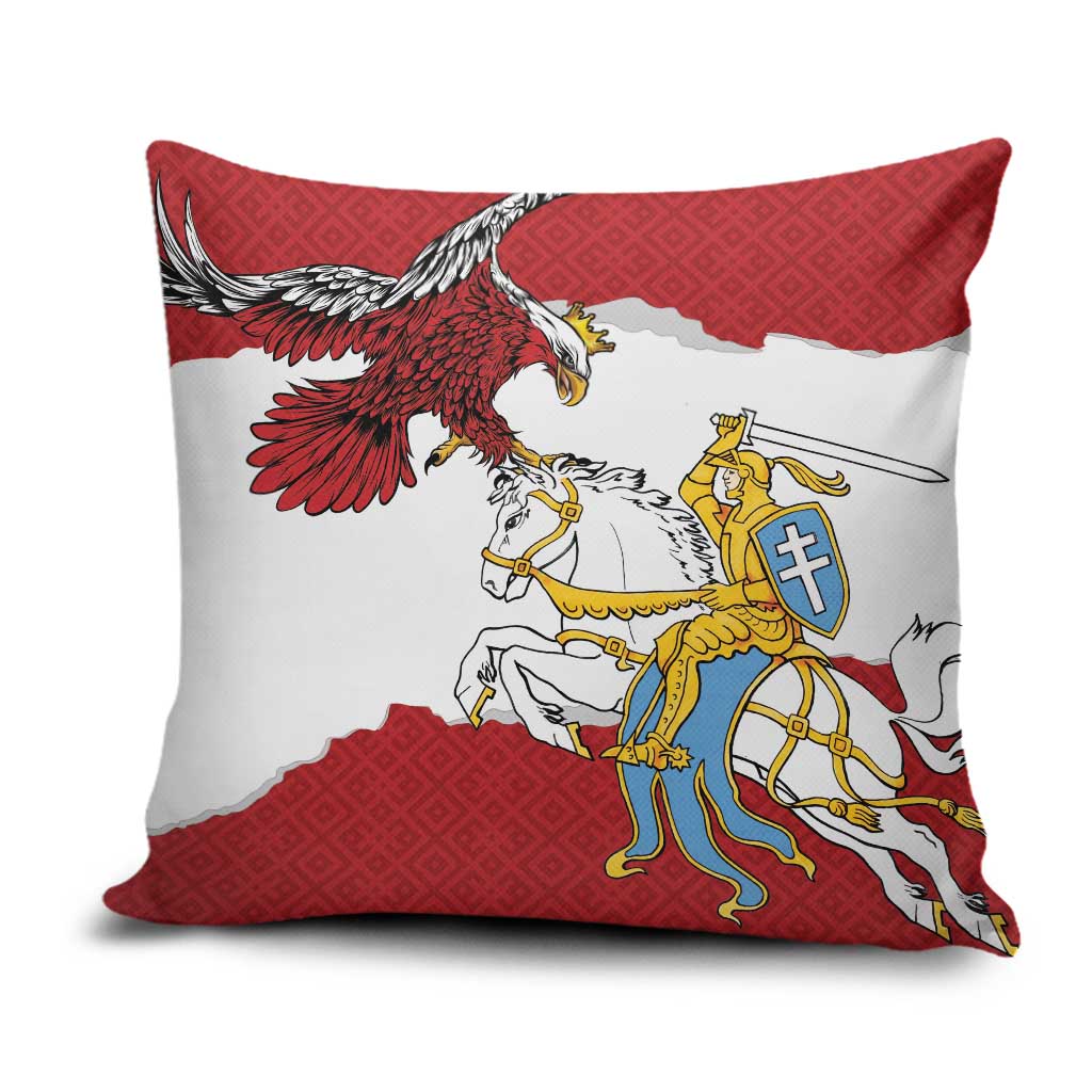 Poland-Lithuania Folk Patterns Pillow Cover