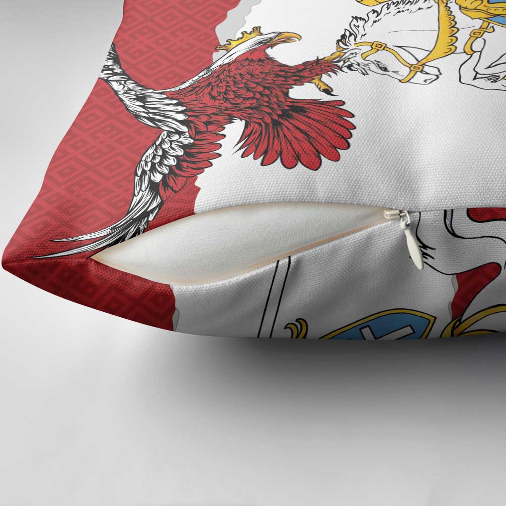 Poland-Lithuania Folk Patterns Pillow Cover