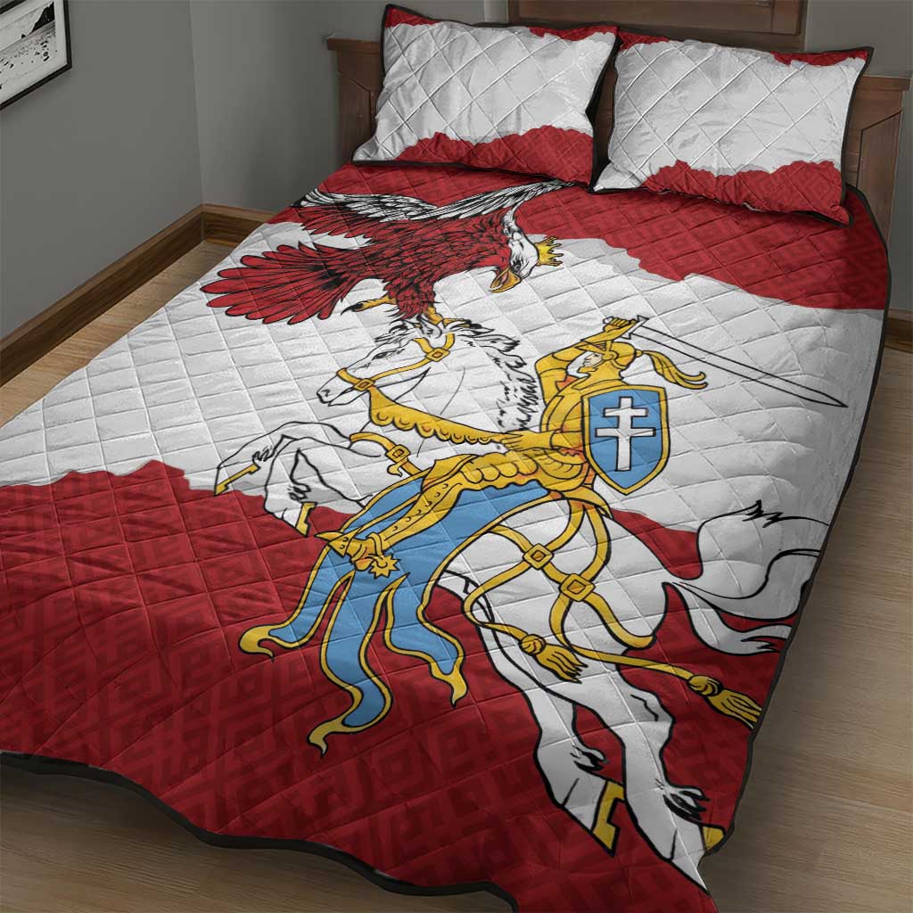 Poland-Lithuania Folk Patterns Quilt Bed Set