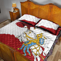 Poland-Lithuania Folk Patterns Quilt Bed Set
