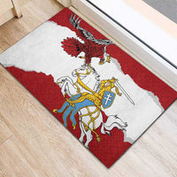 Poland-Lithuania Folk Patterns Rubber Doormat