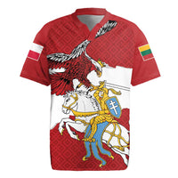 Poland-Lithuania Folk Patterns Rugby Jersey