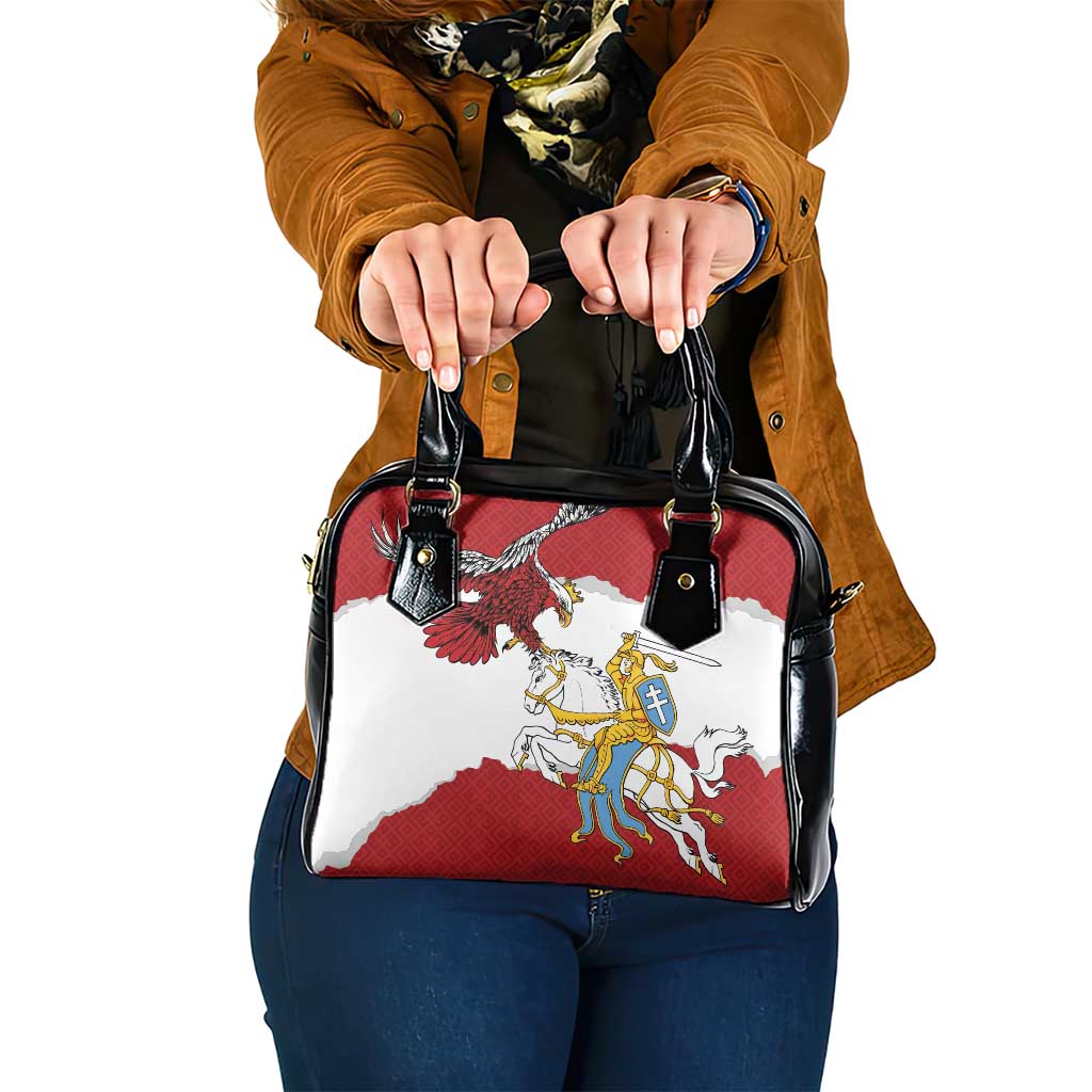 Poland-Lithuania Folk Patterns Shoulder Handbag