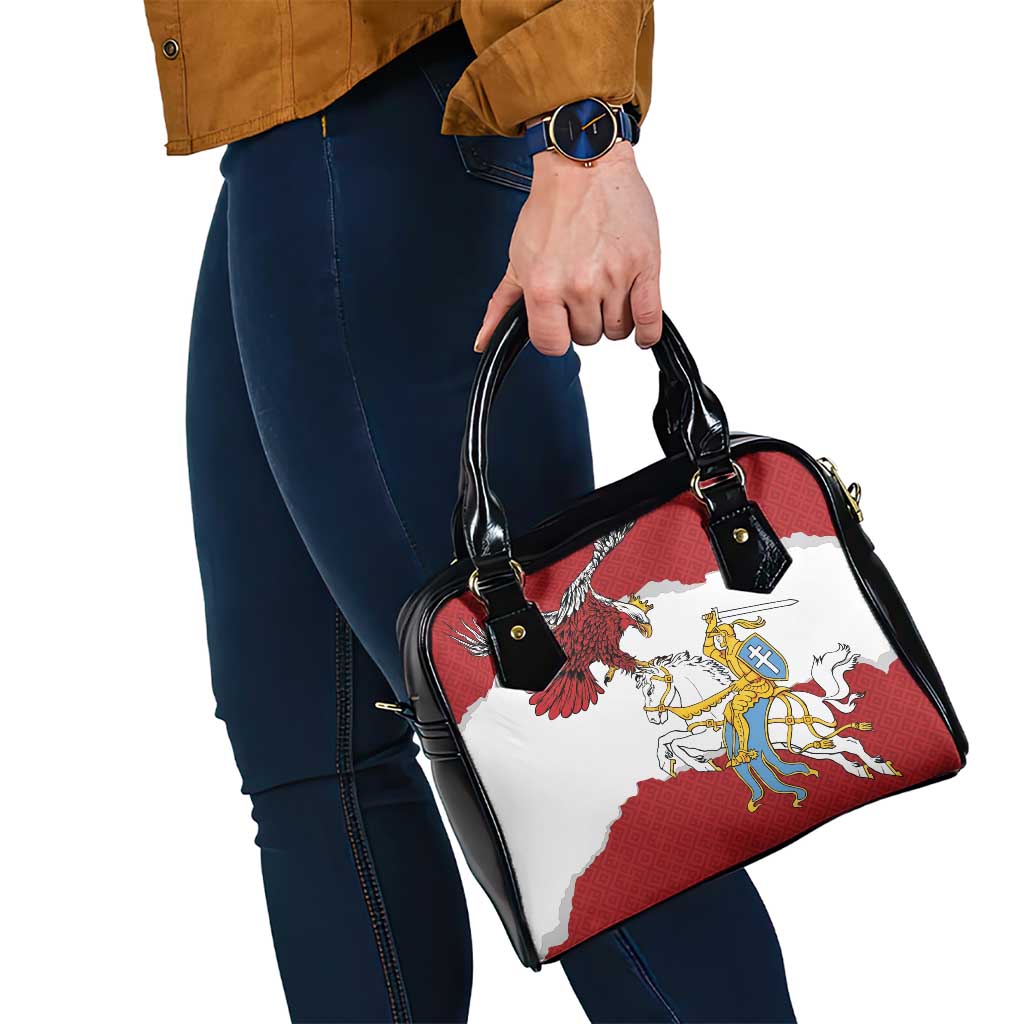 Poland-Lithuania Folk Patterns Shoulder Handbag
