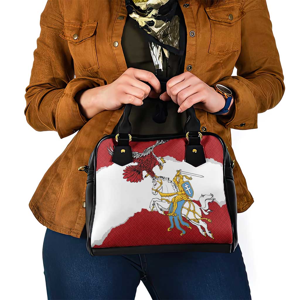 Poland-Lithuania Folk Patterns Shoulder Handbag