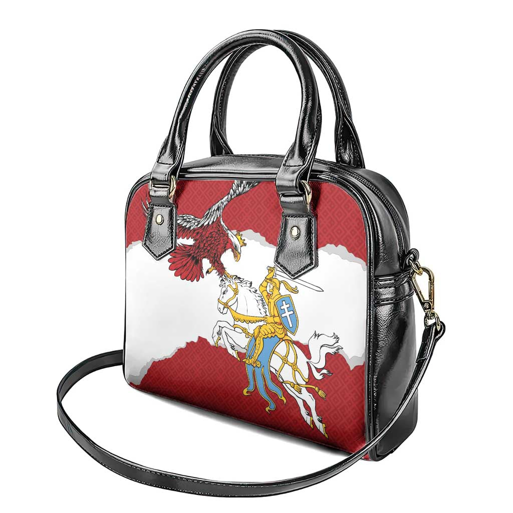 Poland-Lithuania Folk Patterns Shoulder Handbag