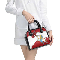 Poland-Lithuania Folk Patterns Shoulder Handbag