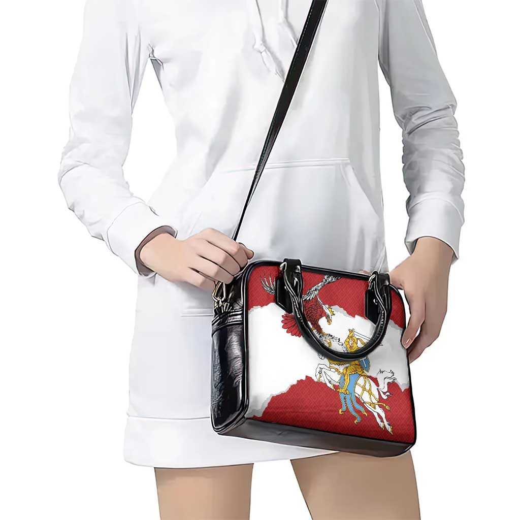 Poland-Lithuania Folk Patterns Shoulder Handbag