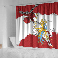 Poland-Lithuania Folk Patterns Shower Curtain
