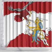 Poland-Lithuania Folk Patterns Shower Curtain