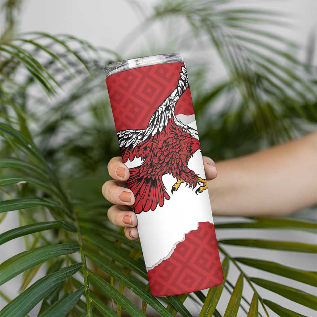 Poland-Lithuania Folk Patterns Skinny Tumbler