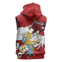 Poland-Lithuania Folk Patterns Sleeveless Zip Hoodie