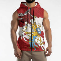 Poland-Lithuania Folk Patterns Sleeveless Zip Hoodie