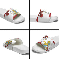 Poland-Lithuania Folk Patterns Slide Sandals