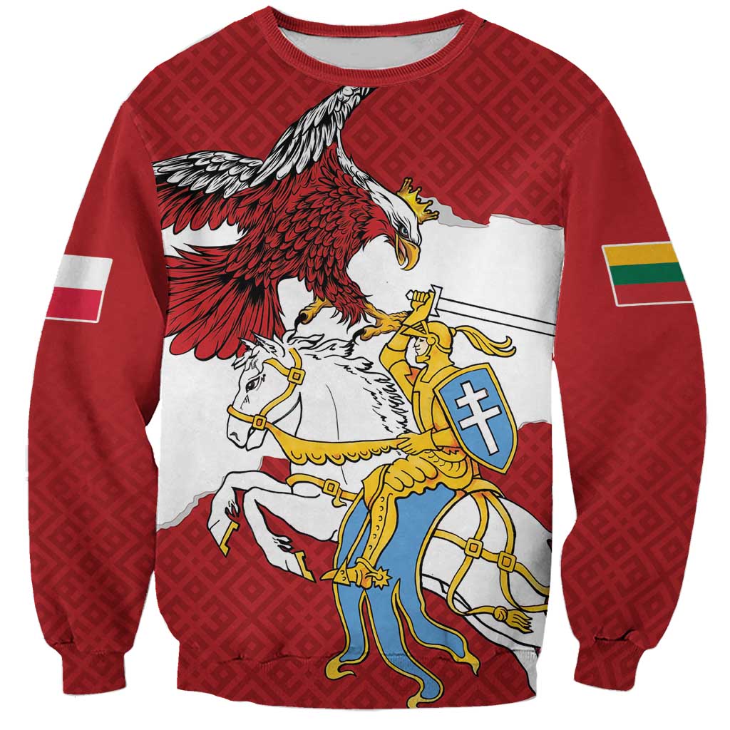 Poland-Lithuania Folk Patterns Sweatshirt