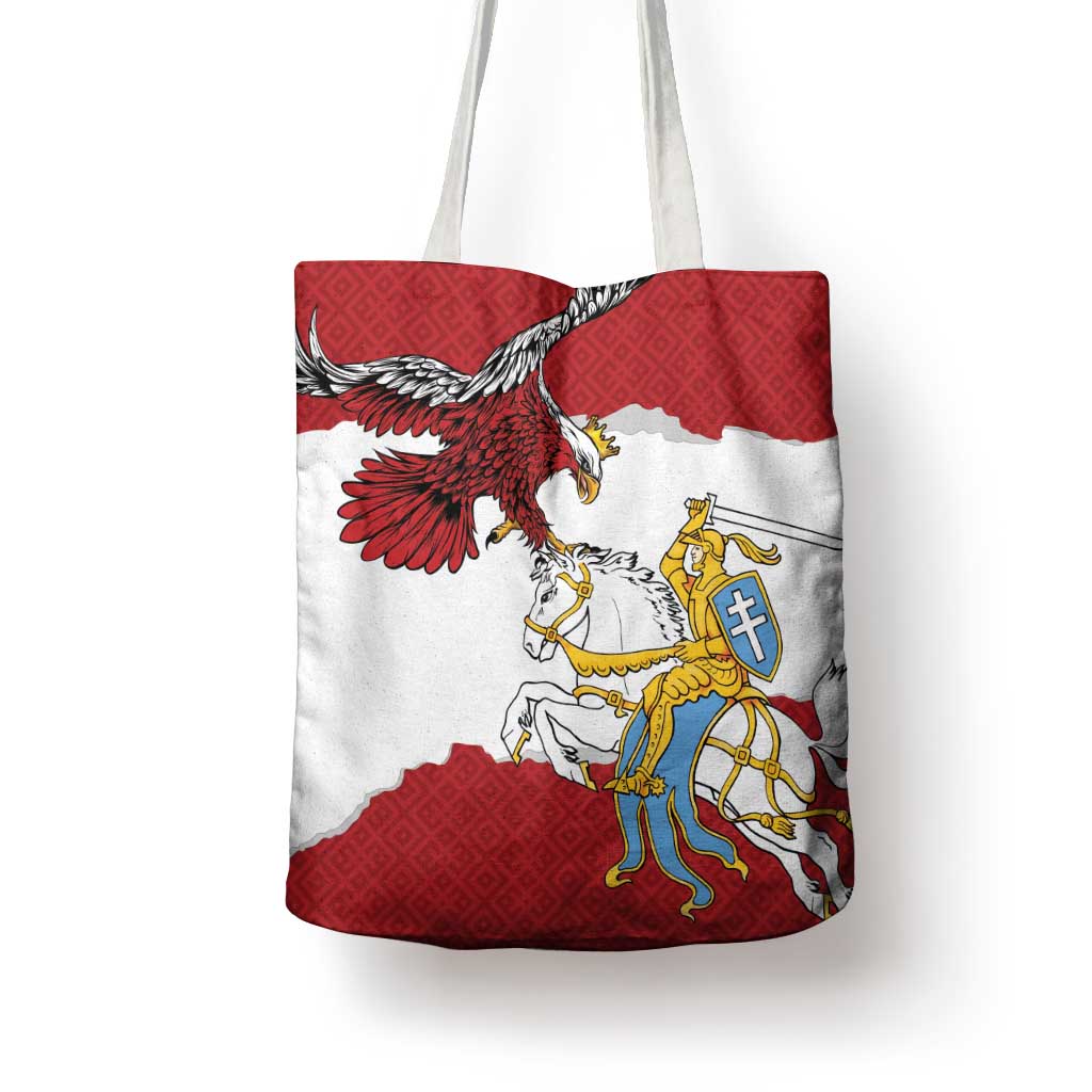 Poland-Lithuania Folk Patterns Tote Bag