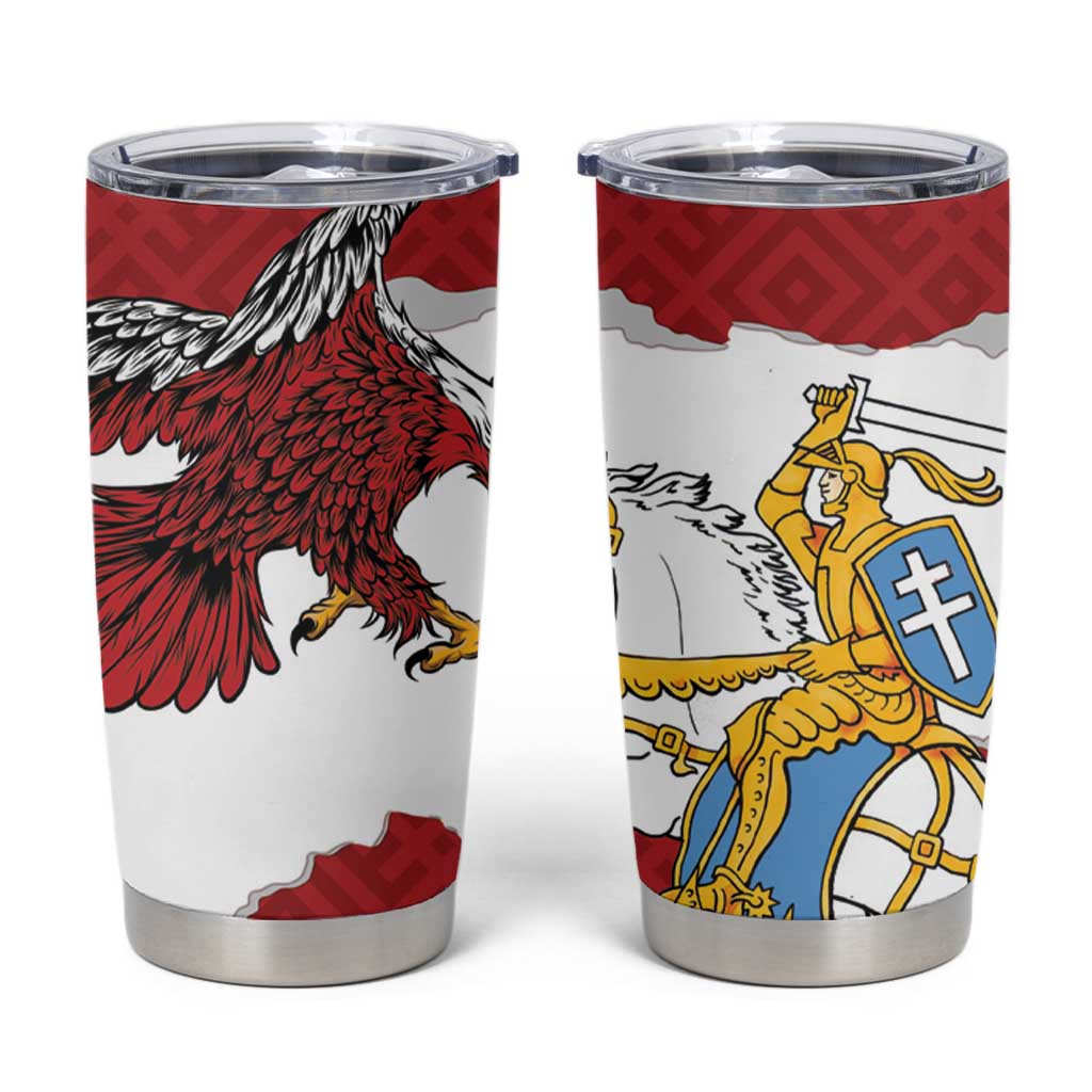 Poland-Lithuania Folk Patterns Tumbler Cup