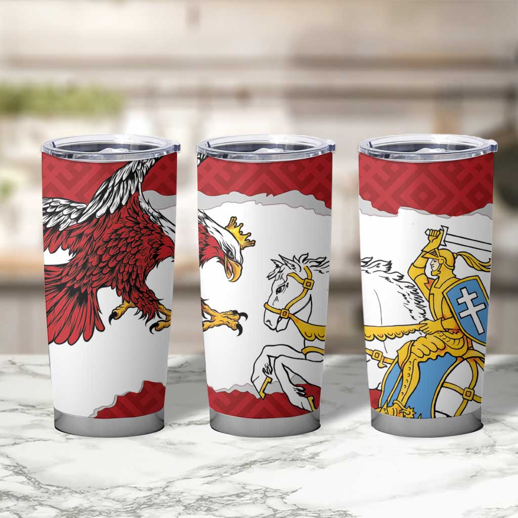 Poland-Lithuania Folk Patterns Tumbler Cup
