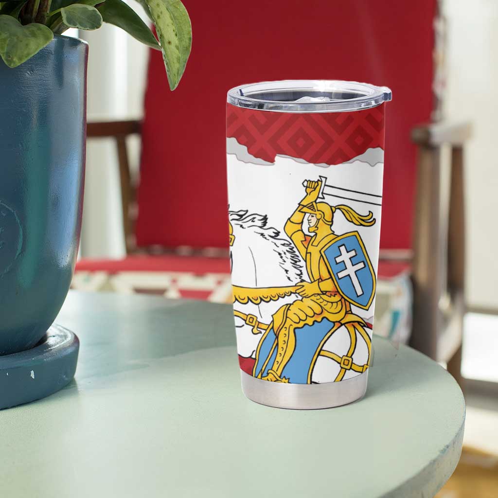 Poland-Lithuania Folk Patterns Tumbler Cup