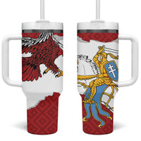 Poland-Lithuania Folk Patterns Tumbler With Handle