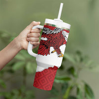 Poland-Lithuania Folk Patterns Tumbler With Handle