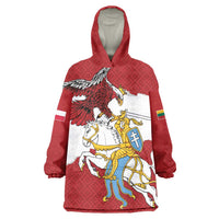 Poland-Lithuania Folk Patterns Wearable Blanket Hoodie