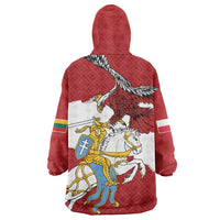 Poland-Lithuania Folk Patterns Wearable Blanket Hoodie