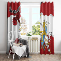 Poland-Lithuania Folk Patterns Window Curtain
