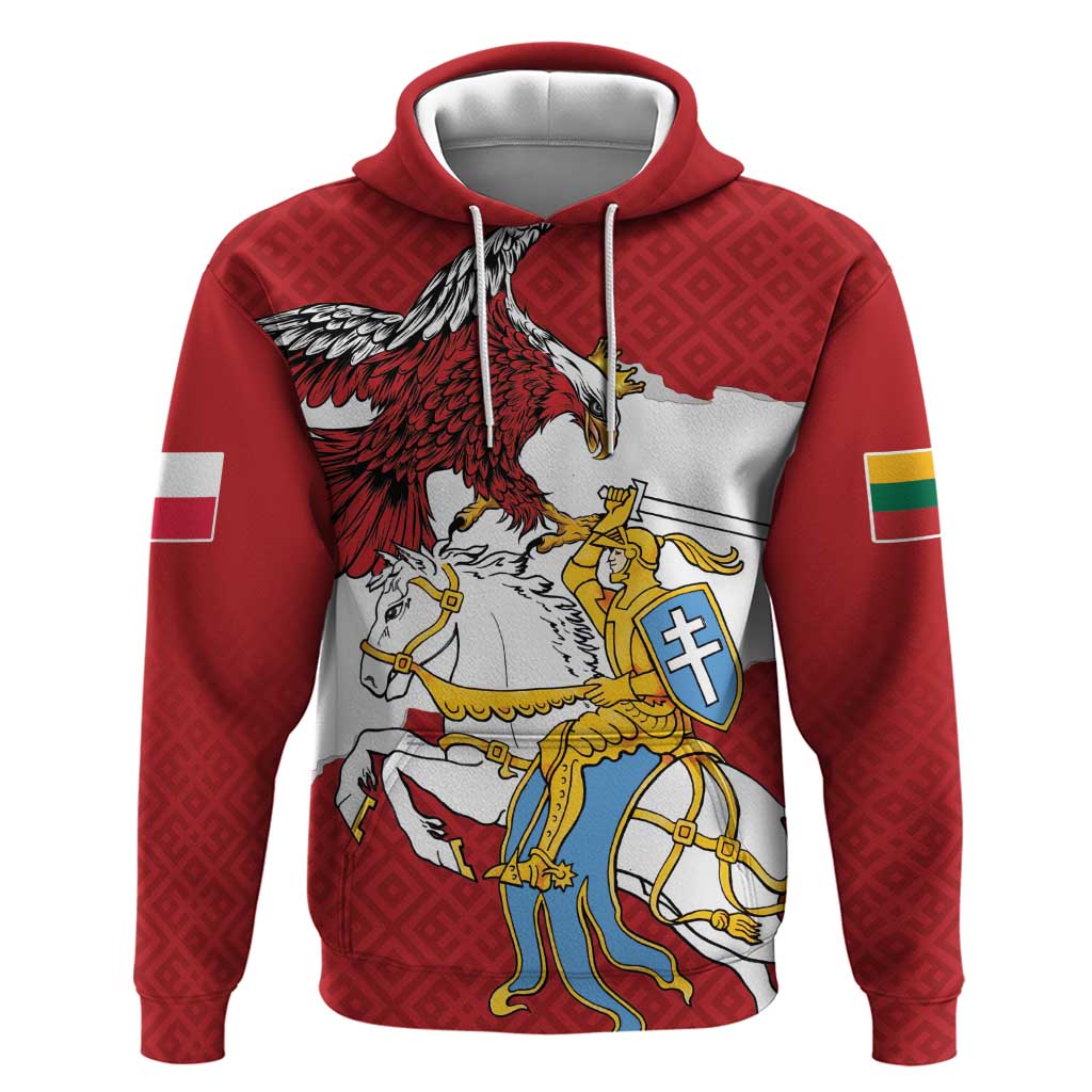Poland-Lithuania Folk Patterns Zip Hoodie