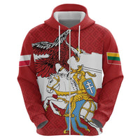 Poland-Lithuania Folk Patterns Zip Hoodie