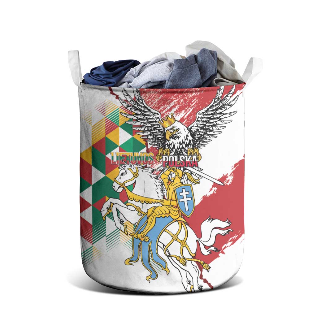 Poland-Lithuania Vytis and Royal Eagle Laundry Basket