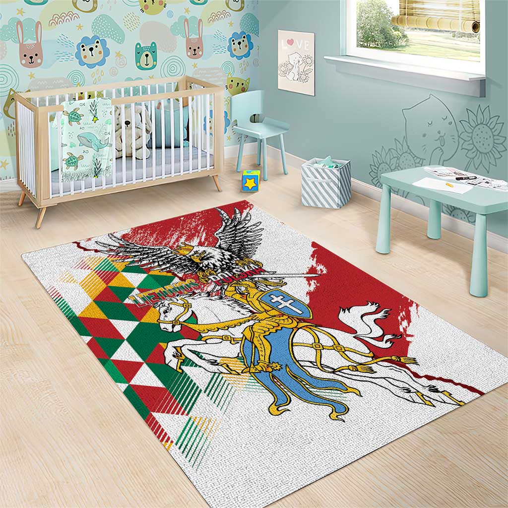 Poland-Lithuania Vytis and Royal Eagle Area Rug