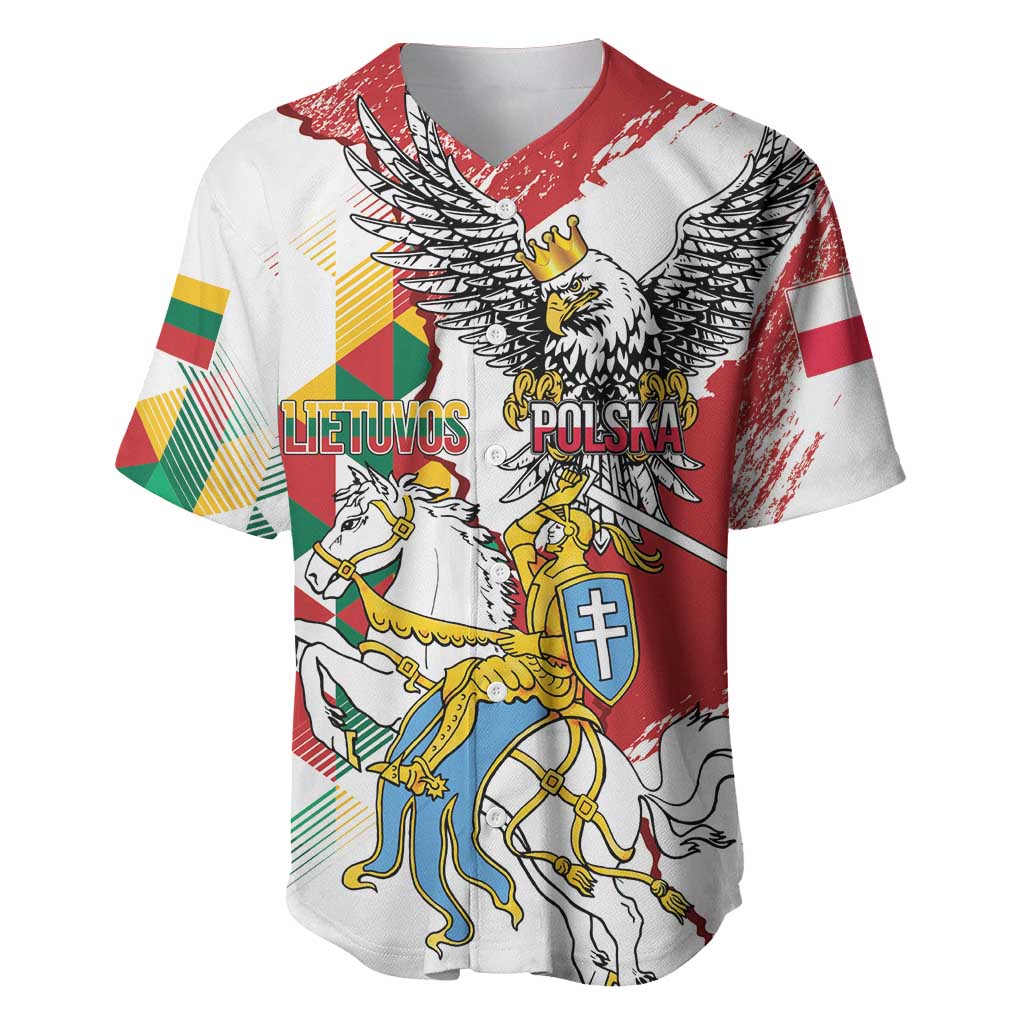Poland-Lithuania Vytis and Royal Eagle Baseball Jersey