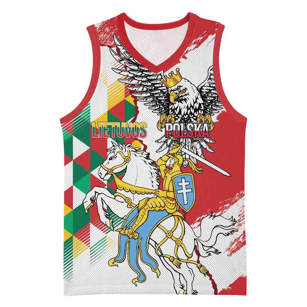 Poland-Lithuania Vytis and Royal Eagle Basketball Jersey