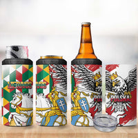 Poland-Lithuania Vytis and Royal Eagle 4 in 1 Can Cooler Tumbler