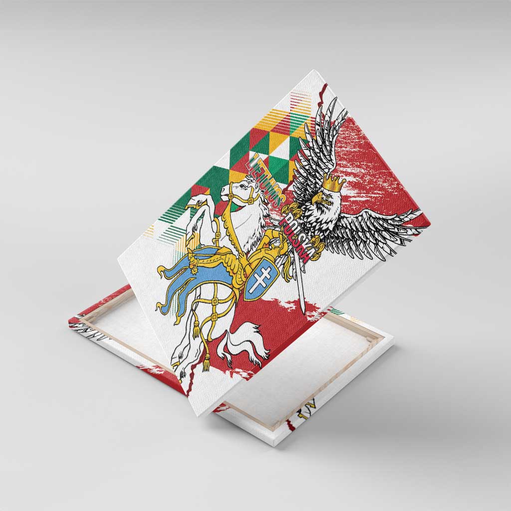 Poland-Lithuania Vytis and Royal Eagle Canvas Wall Art