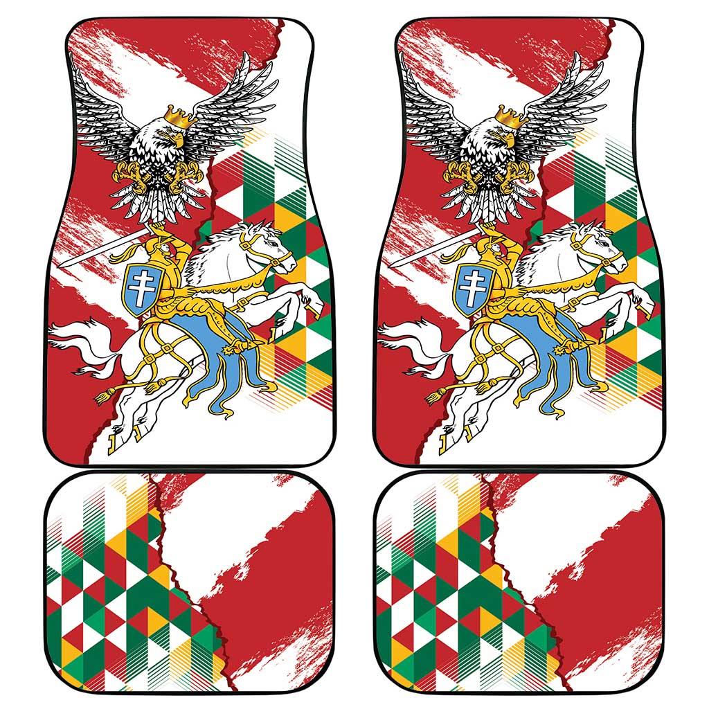 Poland-Lithuania Vytis and Royal Eagle Car Mats