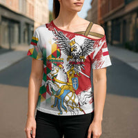 Poland-Lithuania Vytis and Royal Eagle Cross Shoulder Shirt