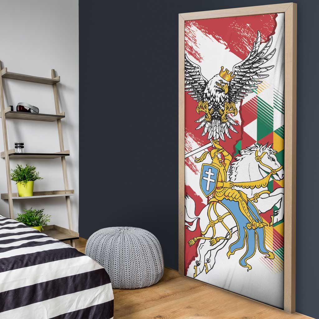 Poland-Lithuania Vytis and Royal Eagle Door Cover